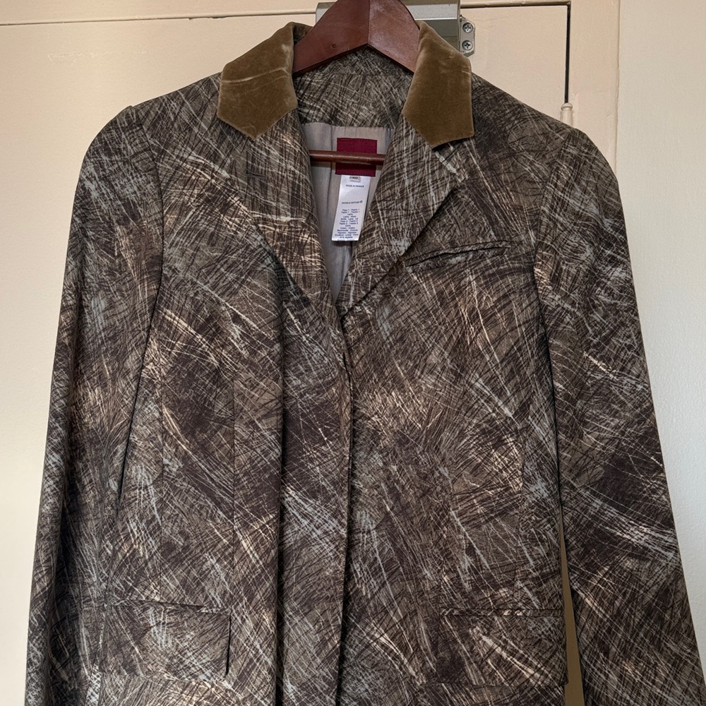 Kenzo Brown and Tan Blazer